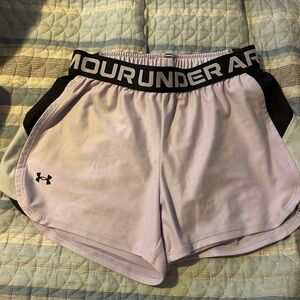 Under Armour Purple and Black Athletic Shorts